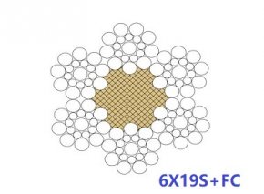 6X19S+FC、6X19S+IWR、6X19W+FC、6X19W+IWR鋼絲繩